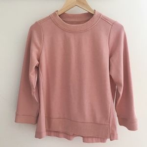 Lou & Grey Back Pleat Sweatshirt